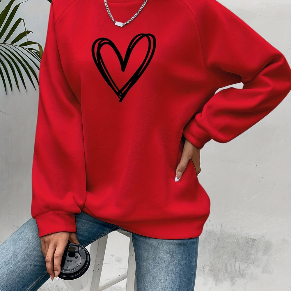 Sudadera de Mujer - Cuello Redondo y Corte Relajado