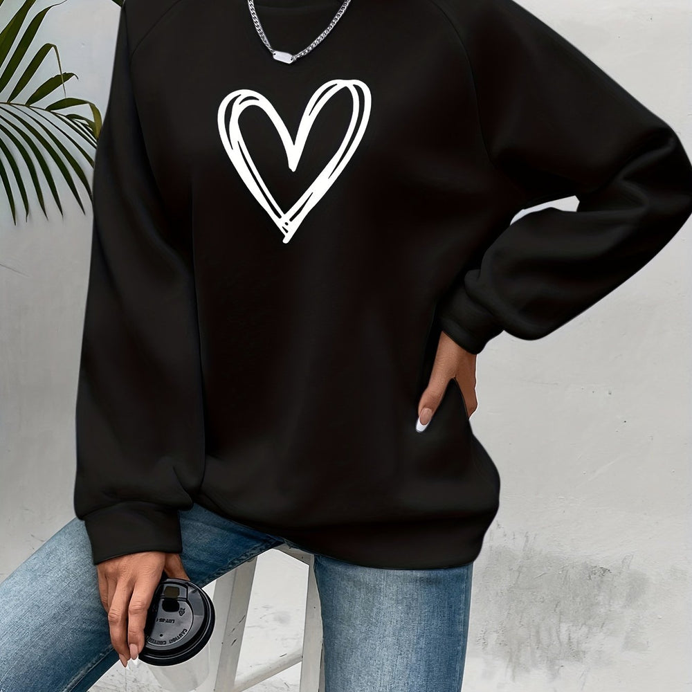 Sudadera de Mujer - Cuello Redondo y Corte Relajado