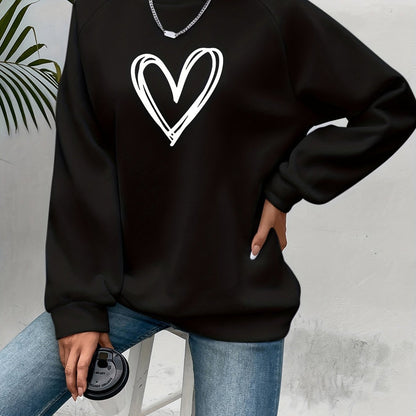 Sudadera de Mujer - Cuello Redondo y Corte Relajado