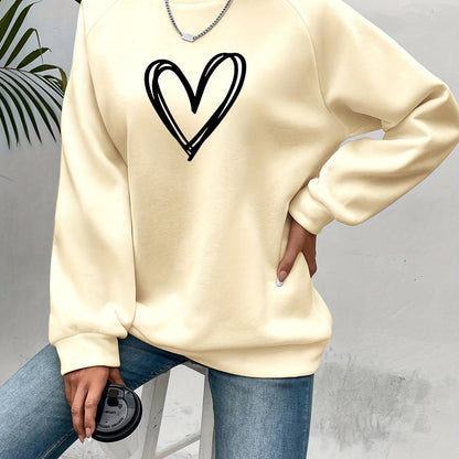Sudadera de Mujer - Cuello Redondo y Corte Relajado