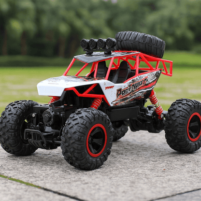 Vehículo todoterreno de control remoto tipo rock crawler