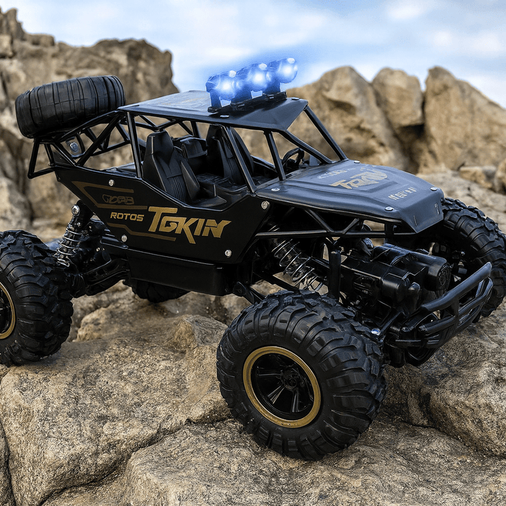 Vehículo todoterreno de control remoto tipo rock crawler