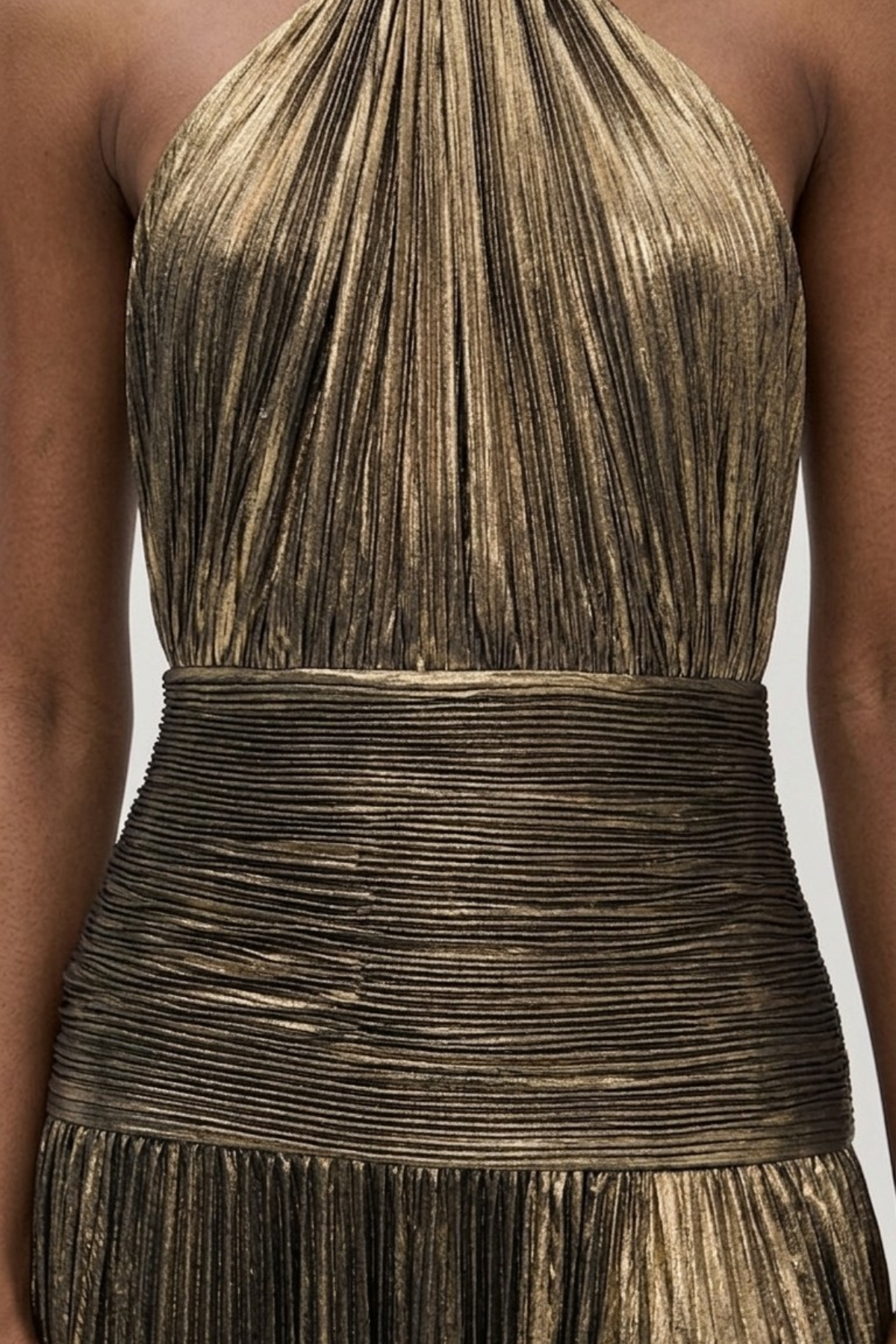 Vestido Largo de Mujer para Invitada de Boda con Cuello Halter | Maxi