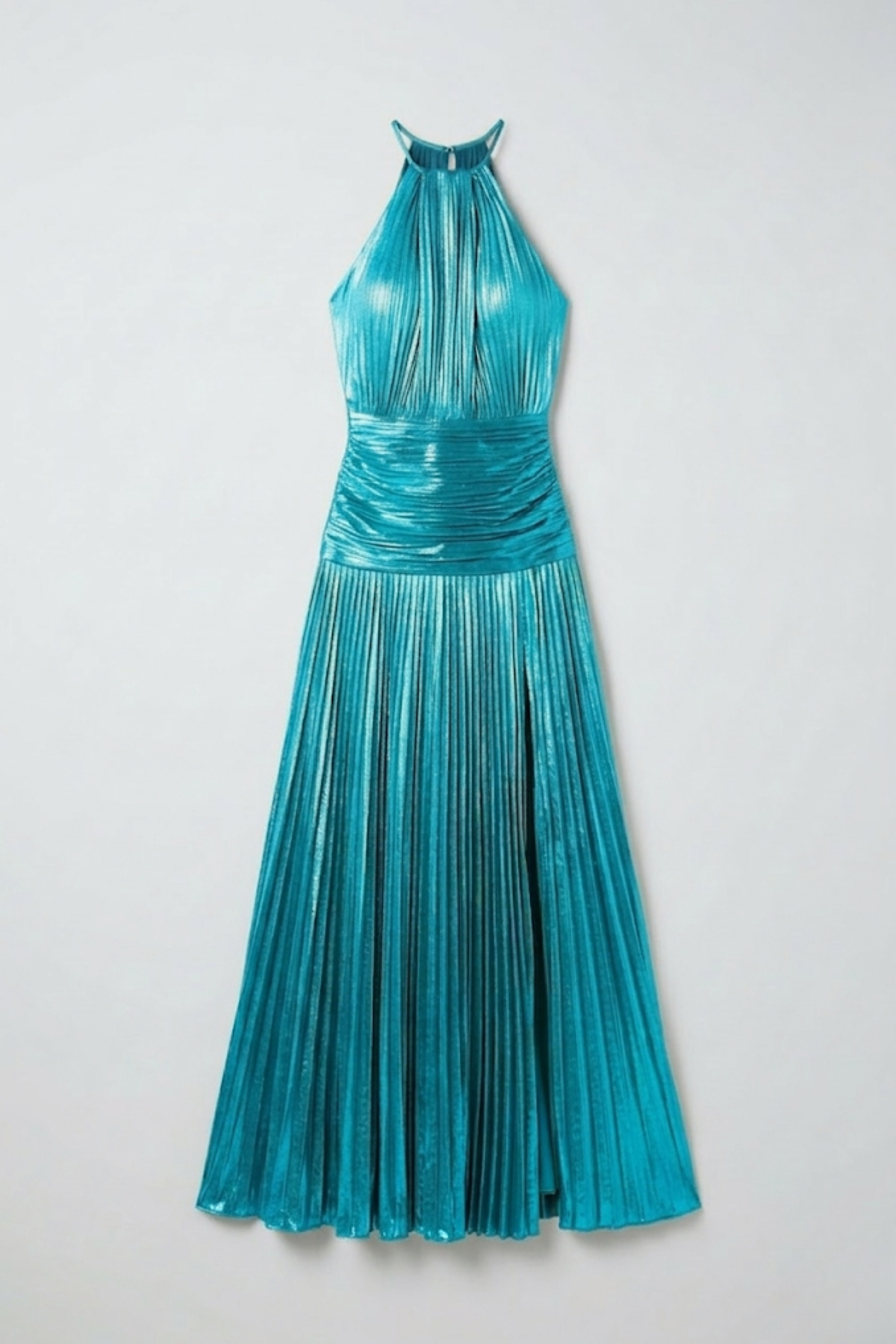 Vestido Largo de Mujer para Invitada de Boda con Cuello Halter | Maxi