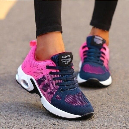 Zapatillas bajas para mujer con parte superior de malla
