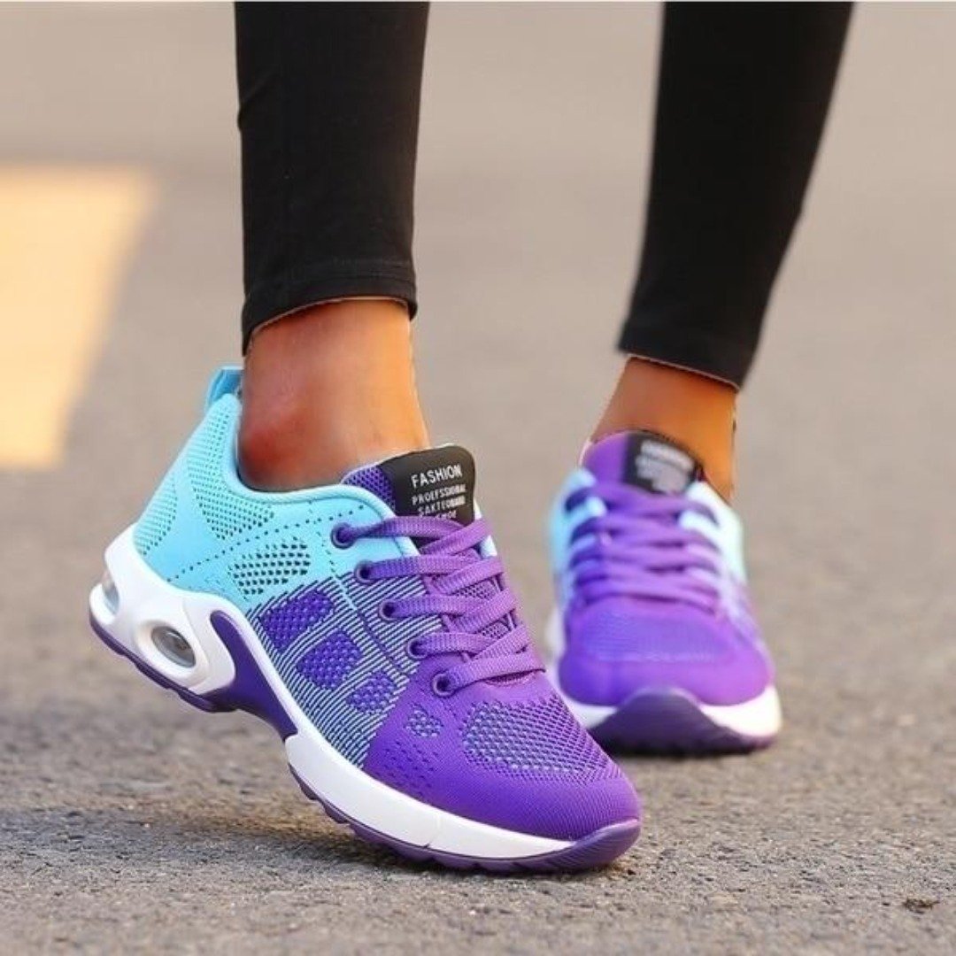 Zapatillas bajas para mujer con parte superior de malla