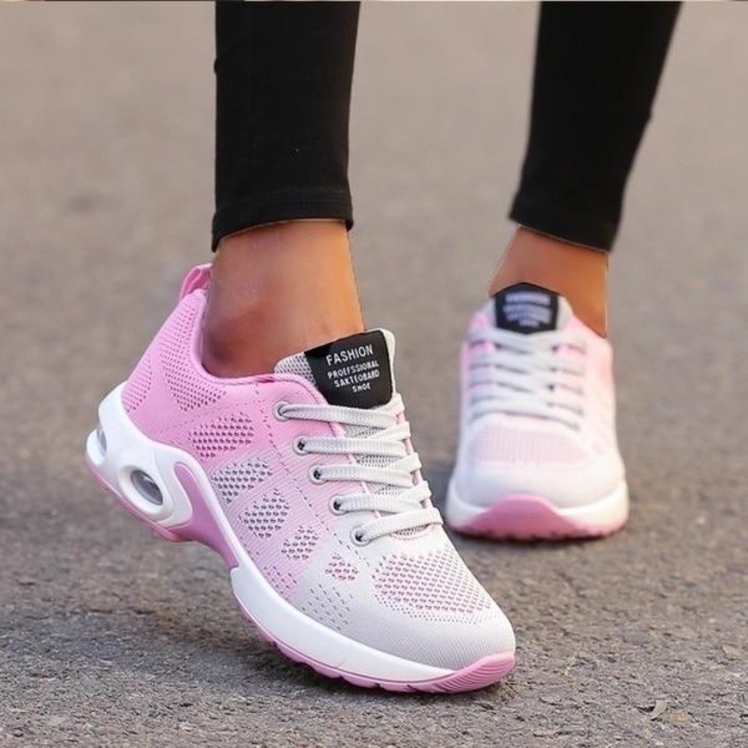 Zapatillas bajas para mujer con parte superior de malla