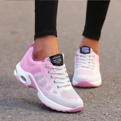Zapatillas bajas para mujer con parte superior de malla