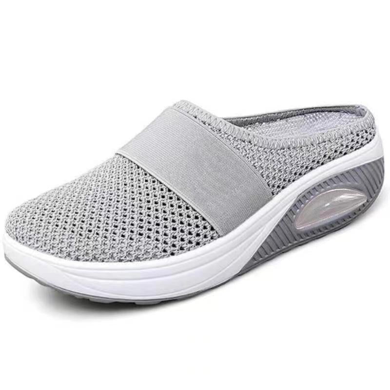 Zapatillas mule de plataforma para mujer tipo slip-on