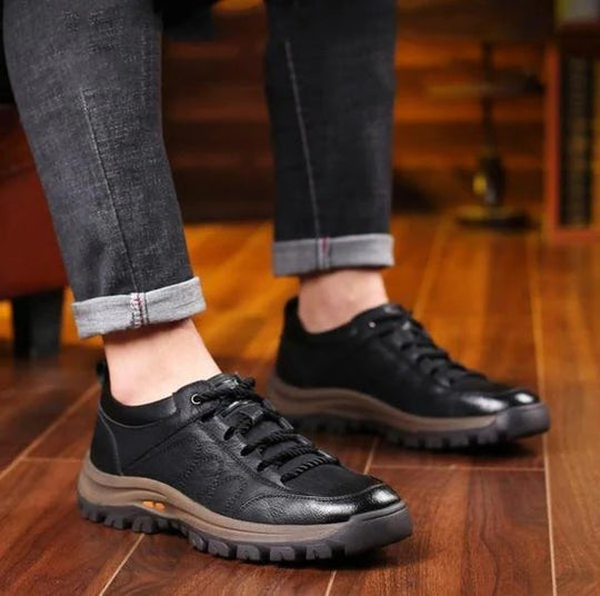 Zapato bajo para hombre con cordones de cuerda trenzada
