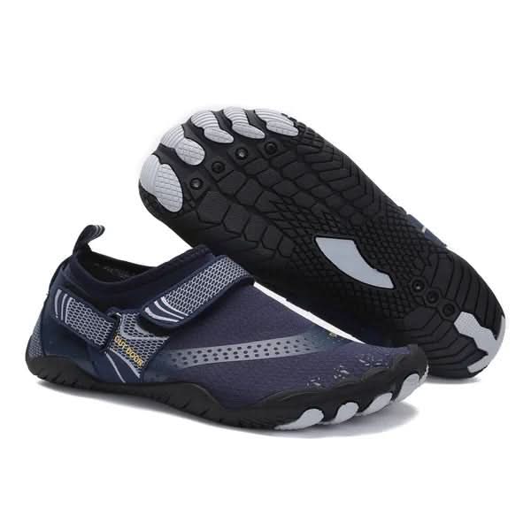 Zapatos acuáticos descalzos unisex con parte superior de malla