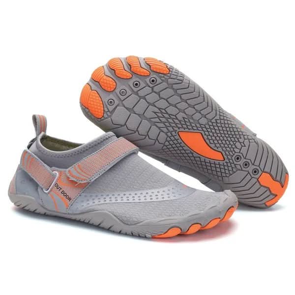 Zapatos acuáticos descalzos unisex con parte superior de malla