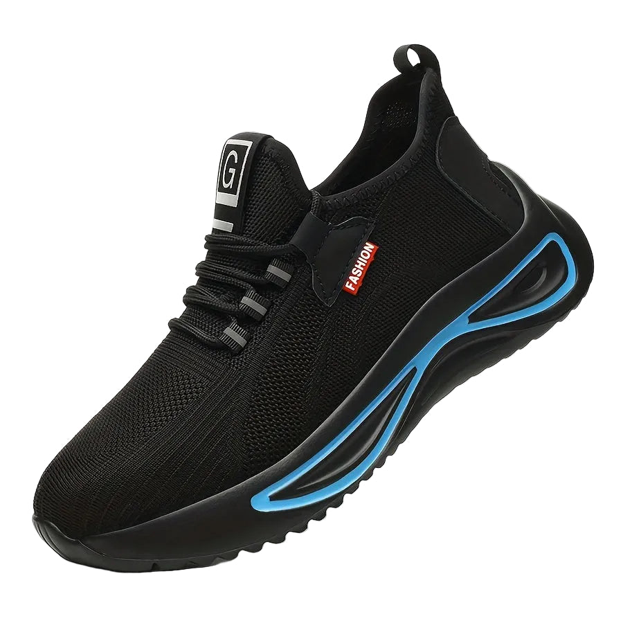 Zapatos bajos para hombre con parte superior de tejido de punto