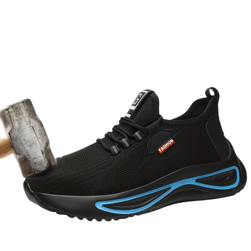 Zapatos bajos para hombre con parte superior de tejido de punto