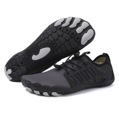 Zapatos barefoot unisex con cierre de cordones elásticos