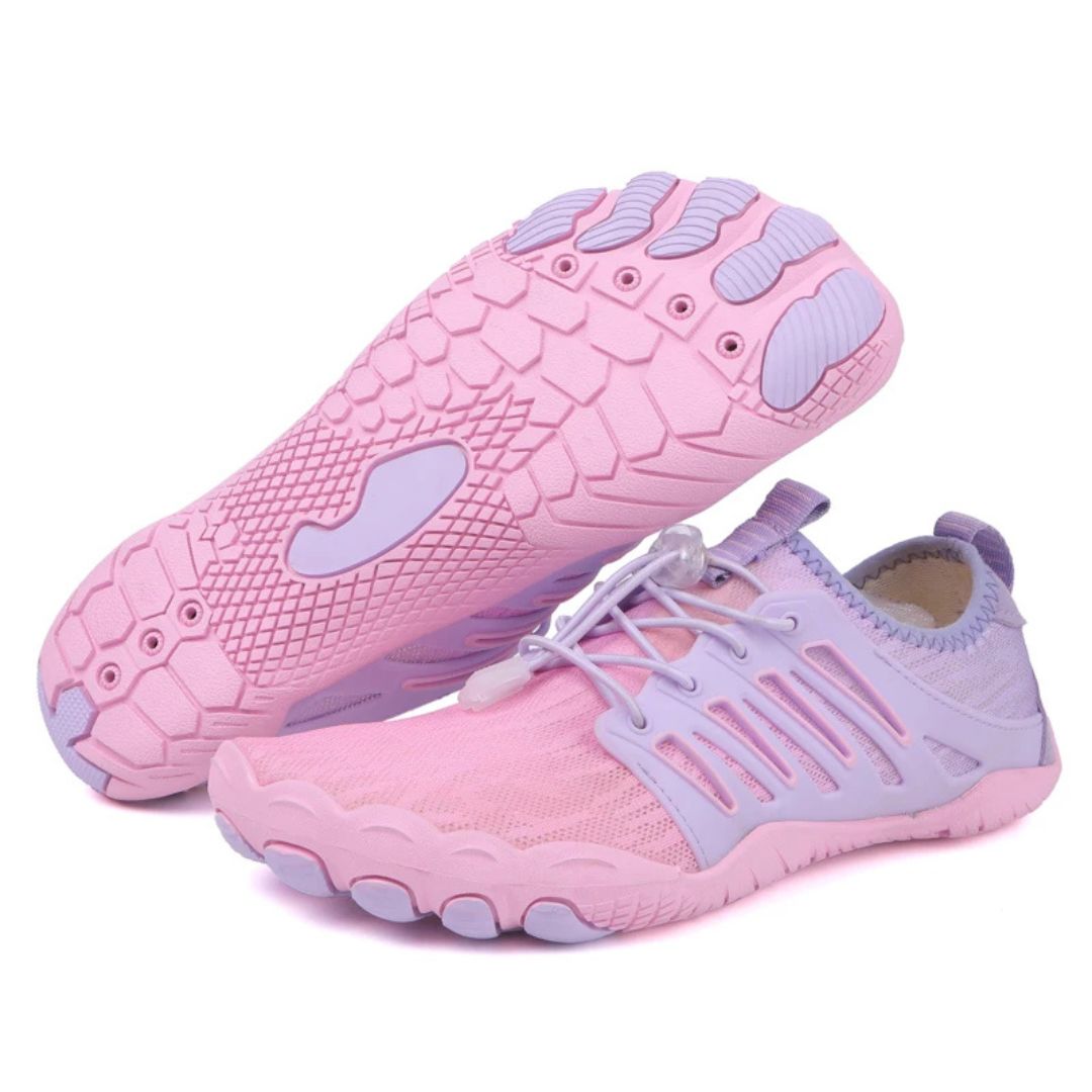Zapatos barefoot unisex con cierre de cordones elásticos