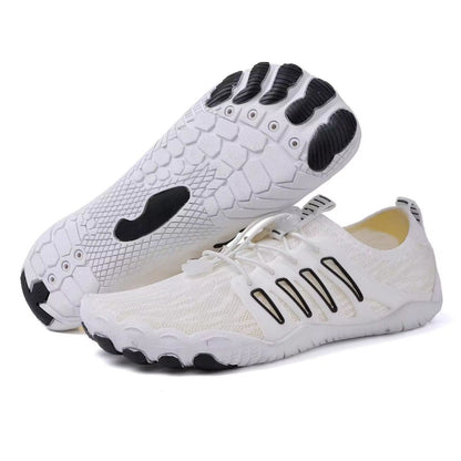 Zapatos barefoot unisex con cierre de cordones elásticos