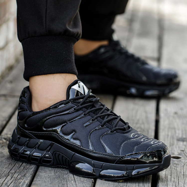 Zapatos con cordones para hombre con parte superior de malla
