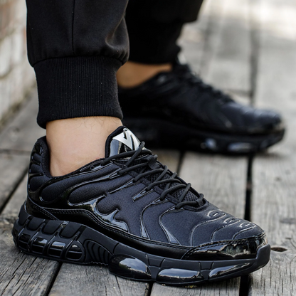 Zapatos con cordones para hombre con parte superior de malla