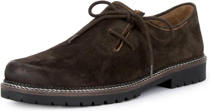Zapatos de cordones para hombre con puntera redonda