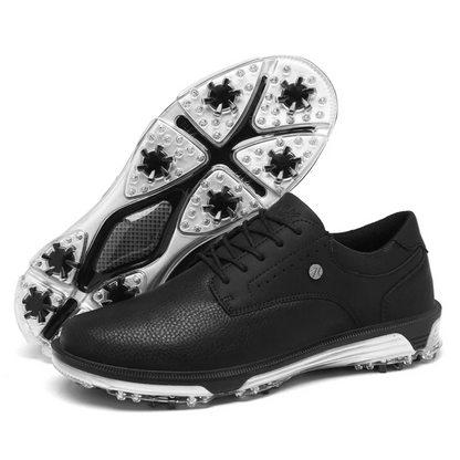 Zapatos de golf para hombre de corte bajo con suela con tacos