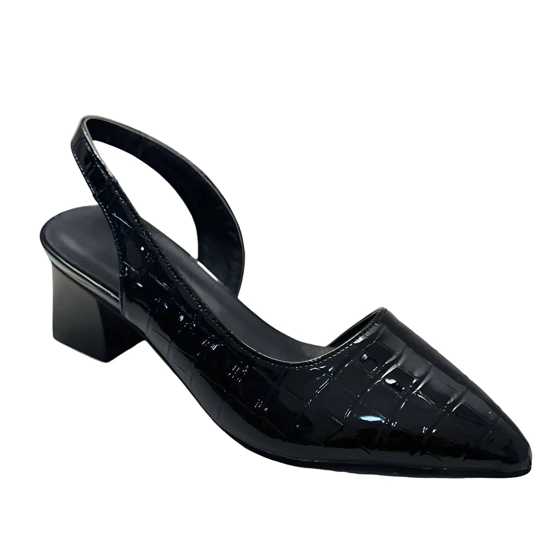 Zapatos para mujer con punta fina y tira trasera